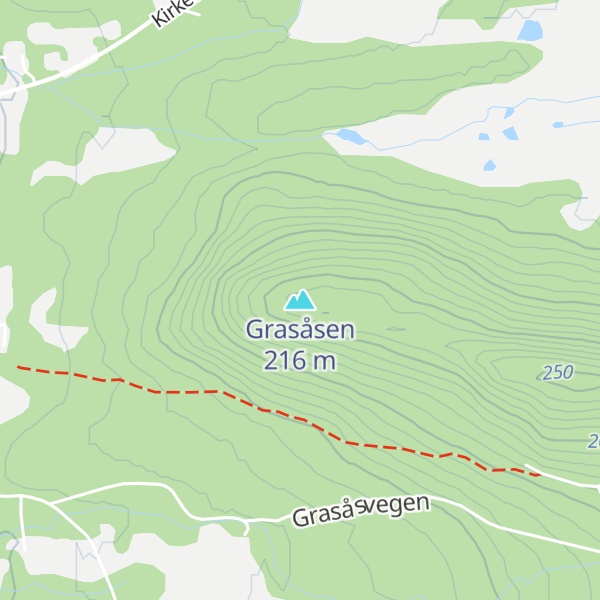 Map of Grasåsen