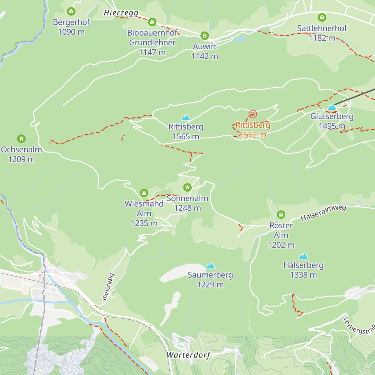 Sonnenalm map