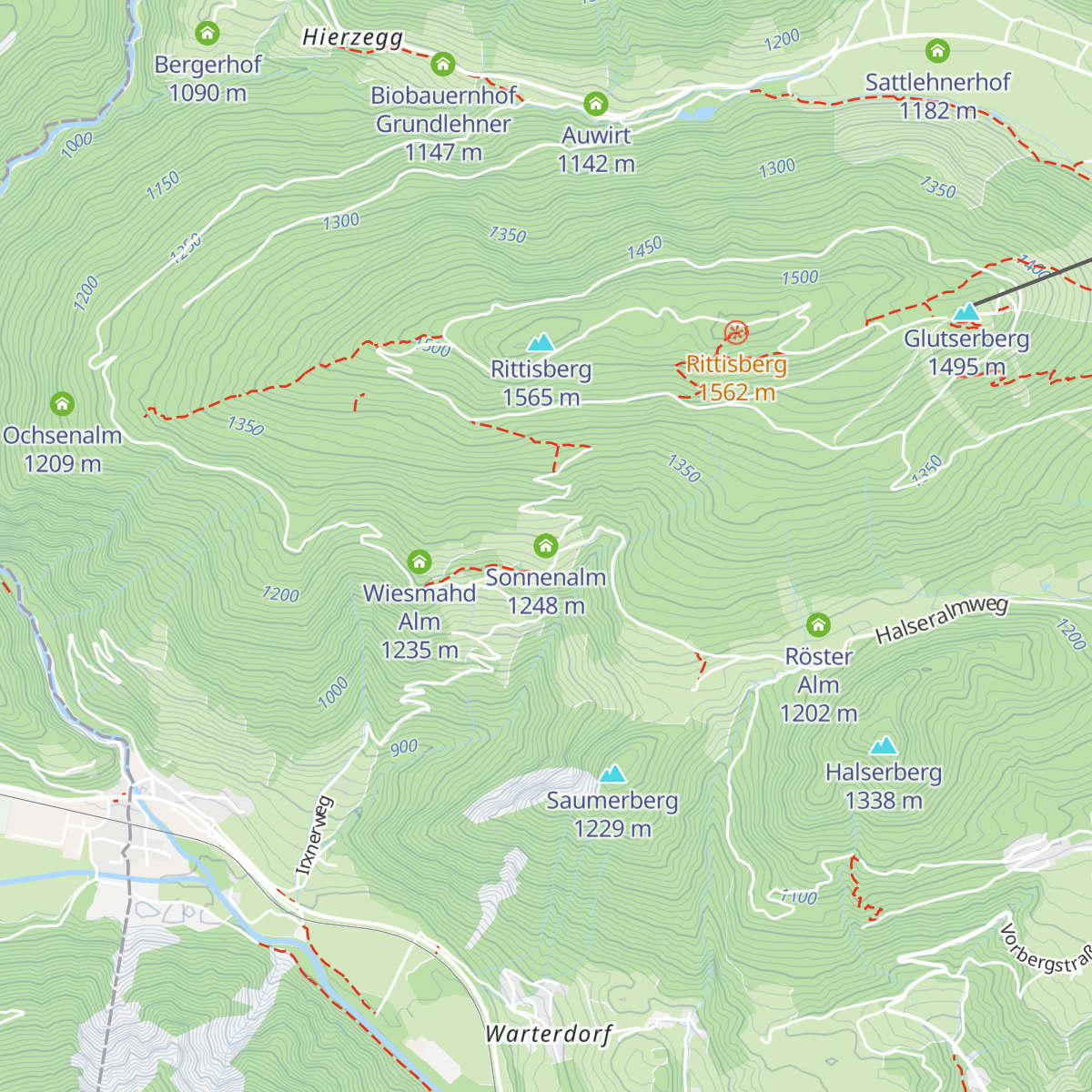 Sonnenalm map