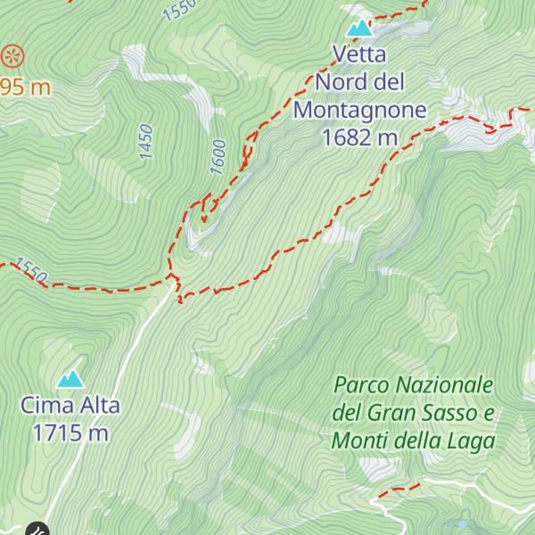 Map of Rifugio del Fontanino (Rifugio Orazio Dèlfico)