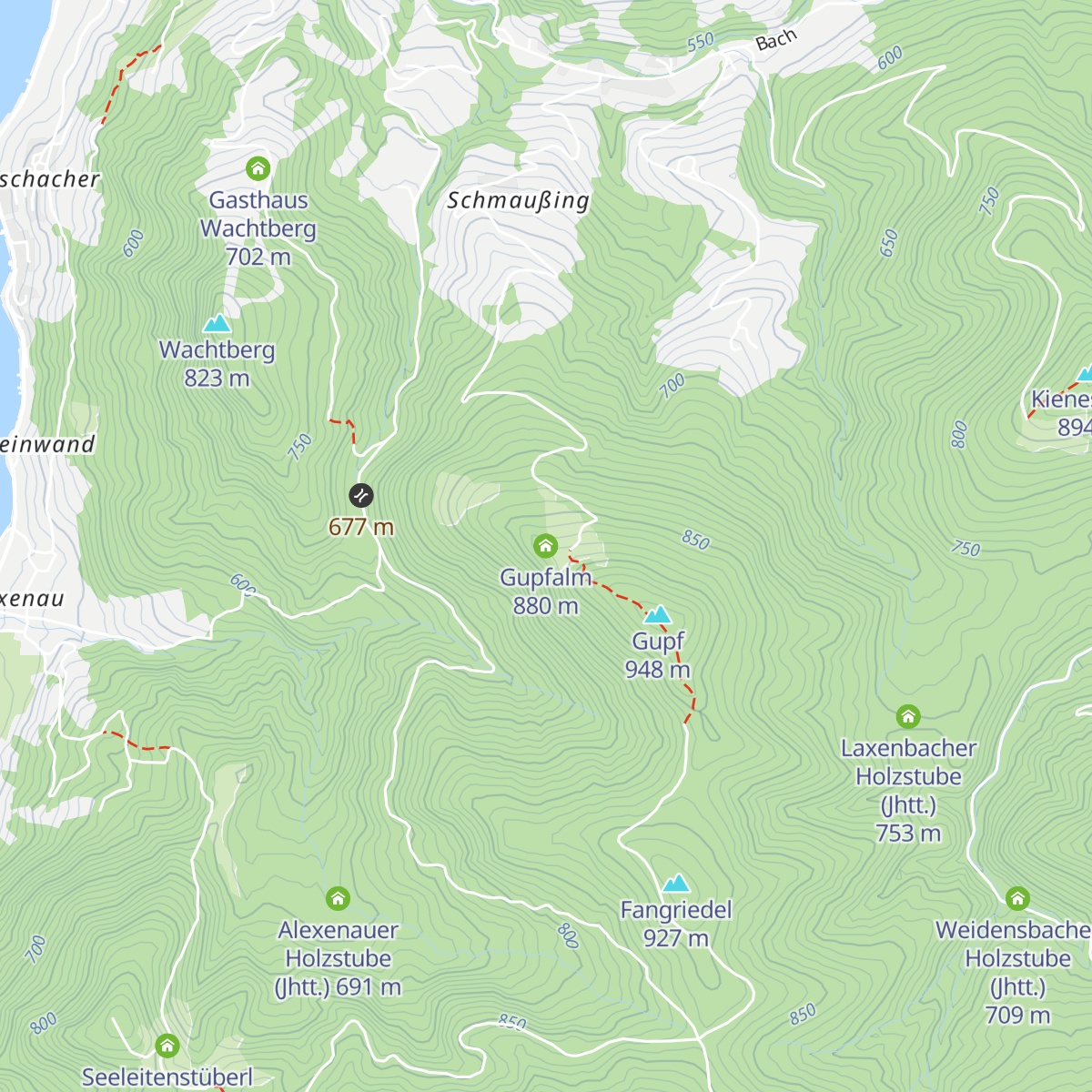Gupfalm map