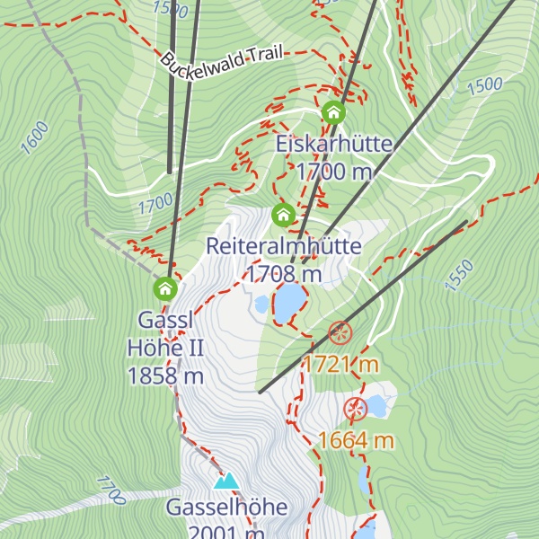 Map of Gasselhöhe Hütte