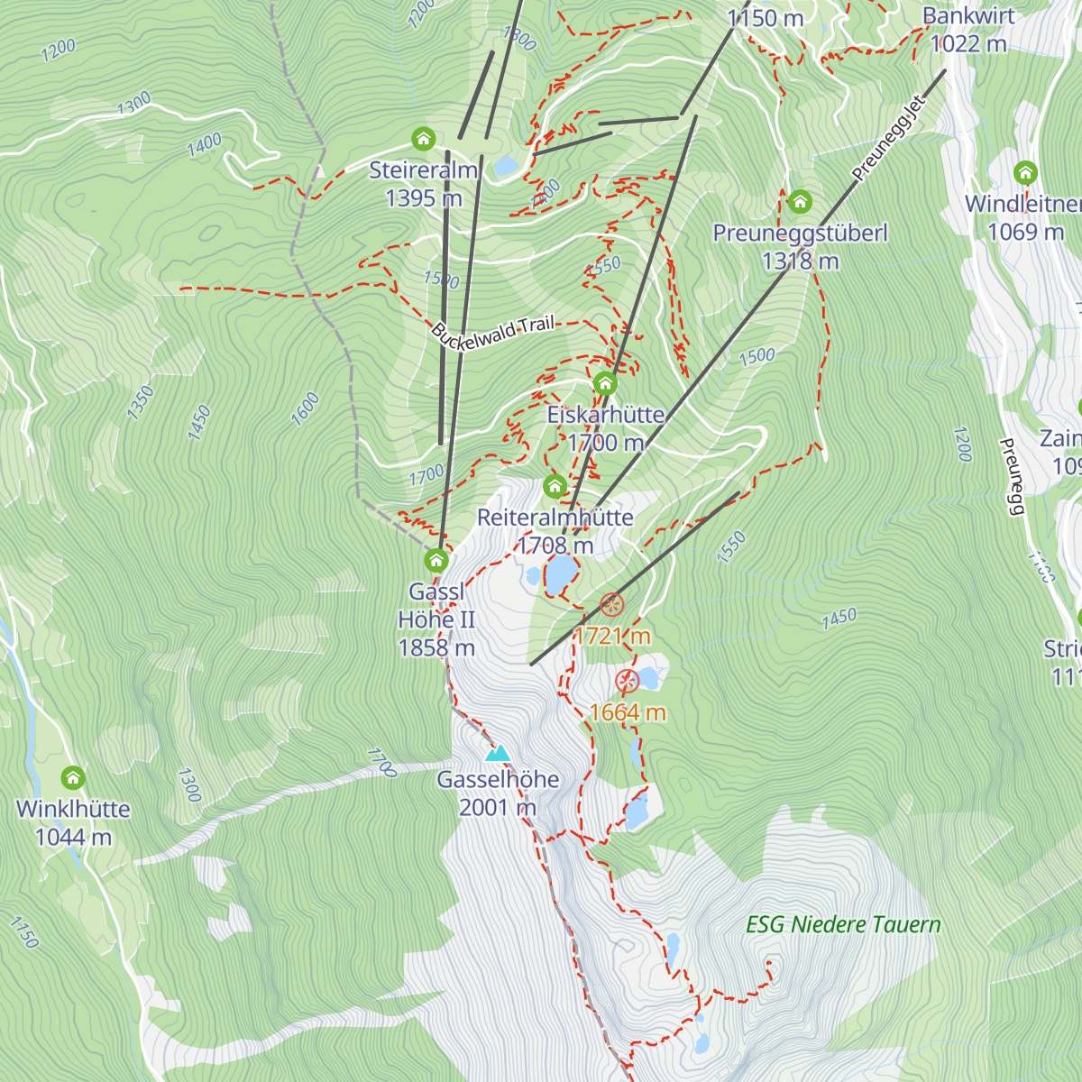 Gasselhöhe Hütte map