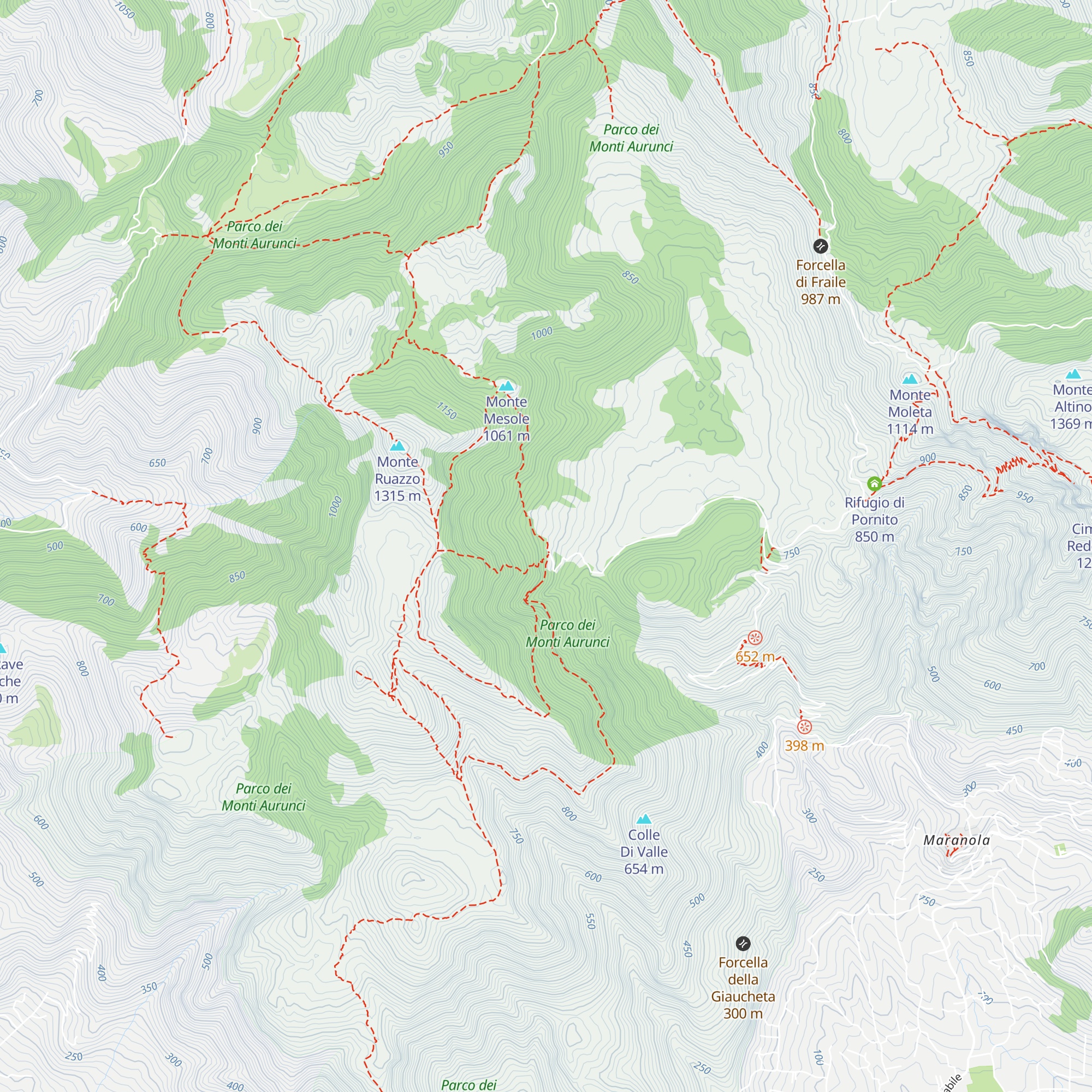 Rifugio Acquaviva map
