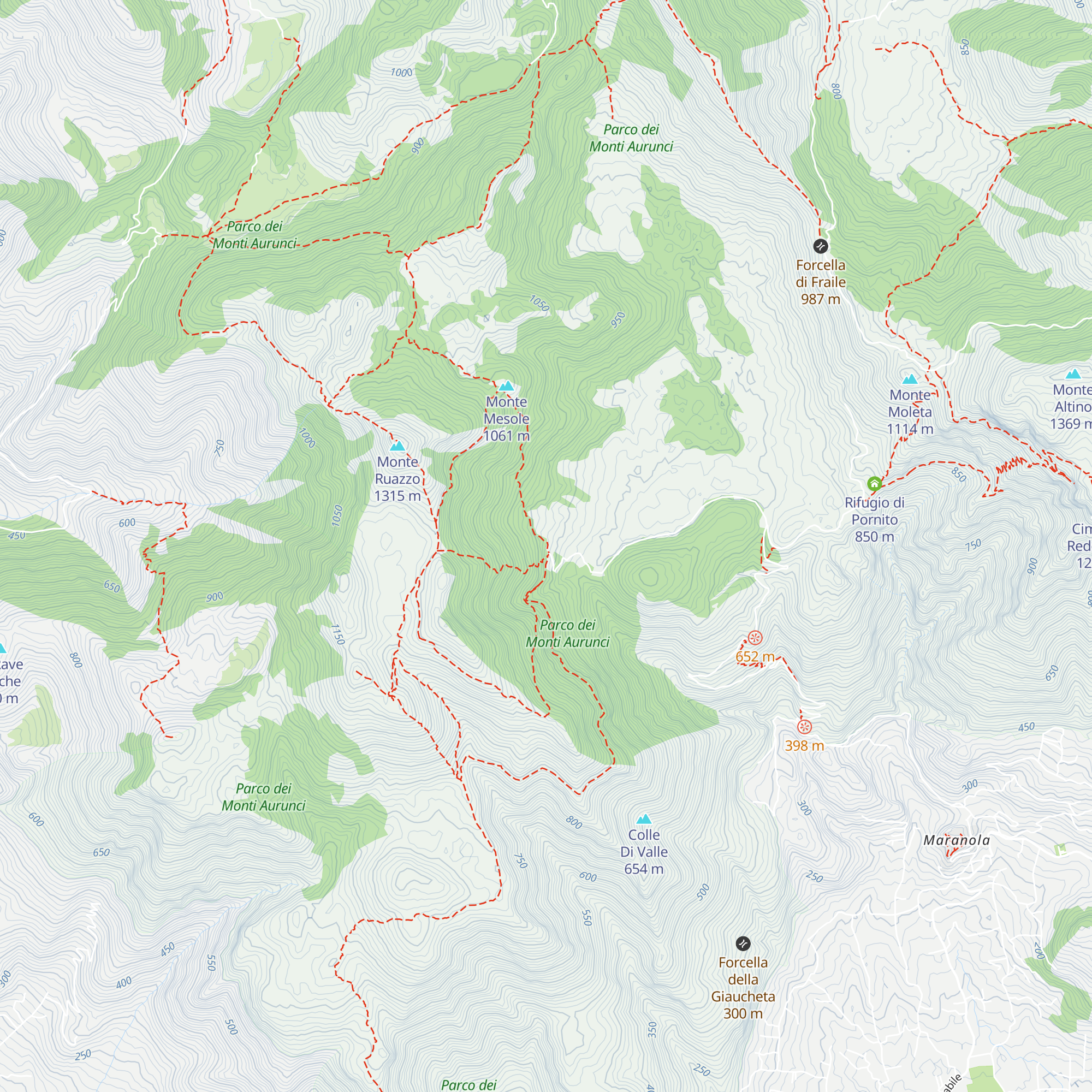 Rifugio Acquaviva map