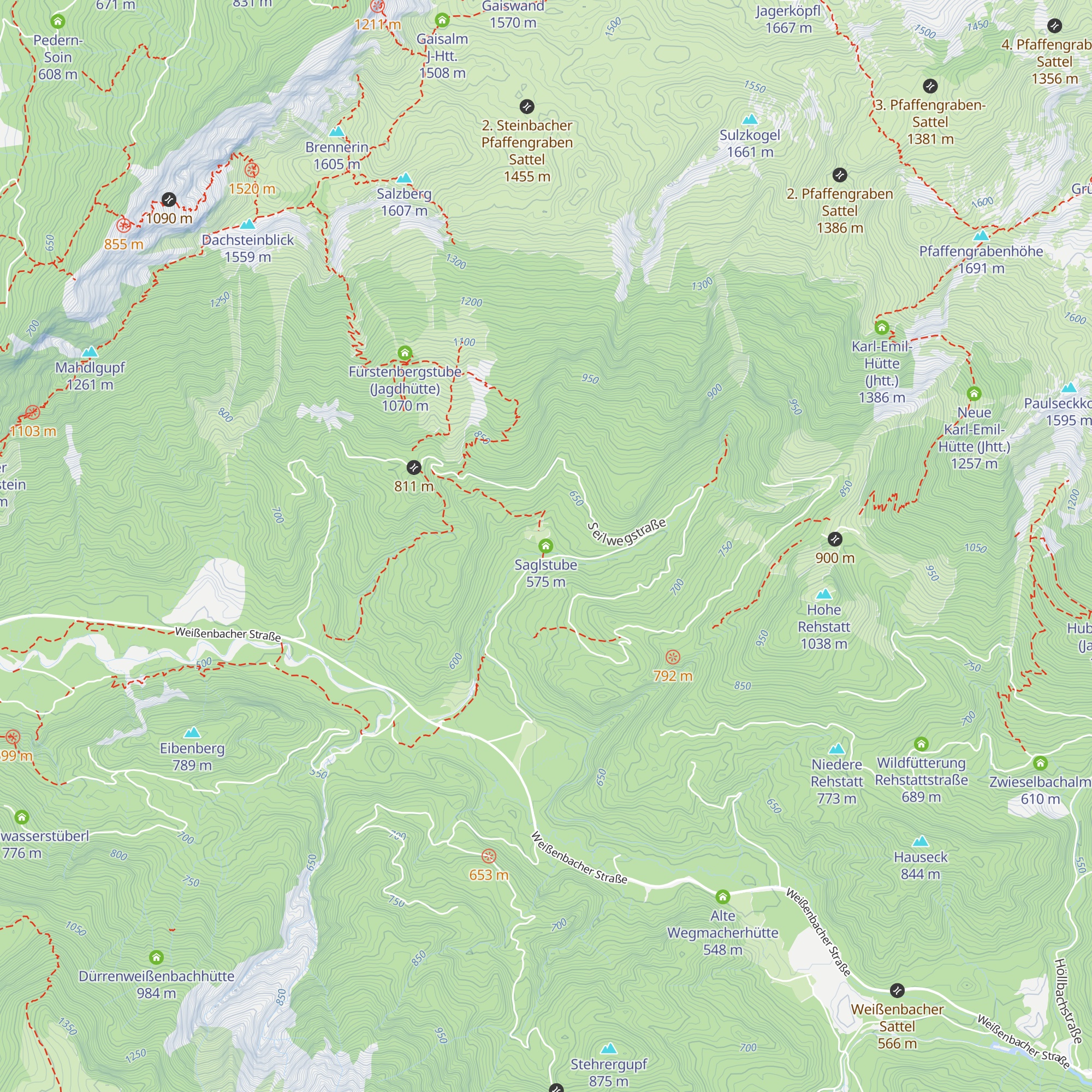 Saglstube map