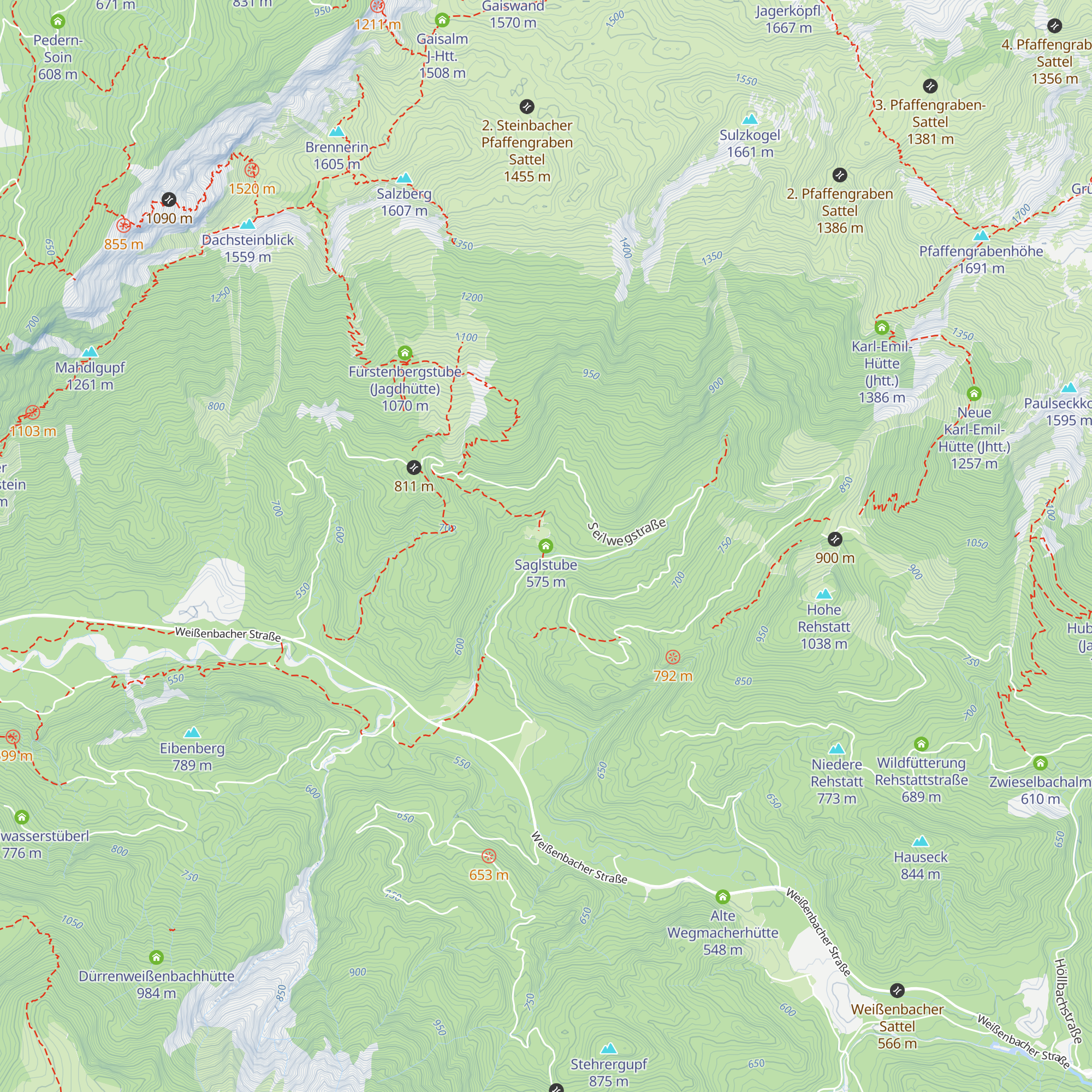 Saglstube map