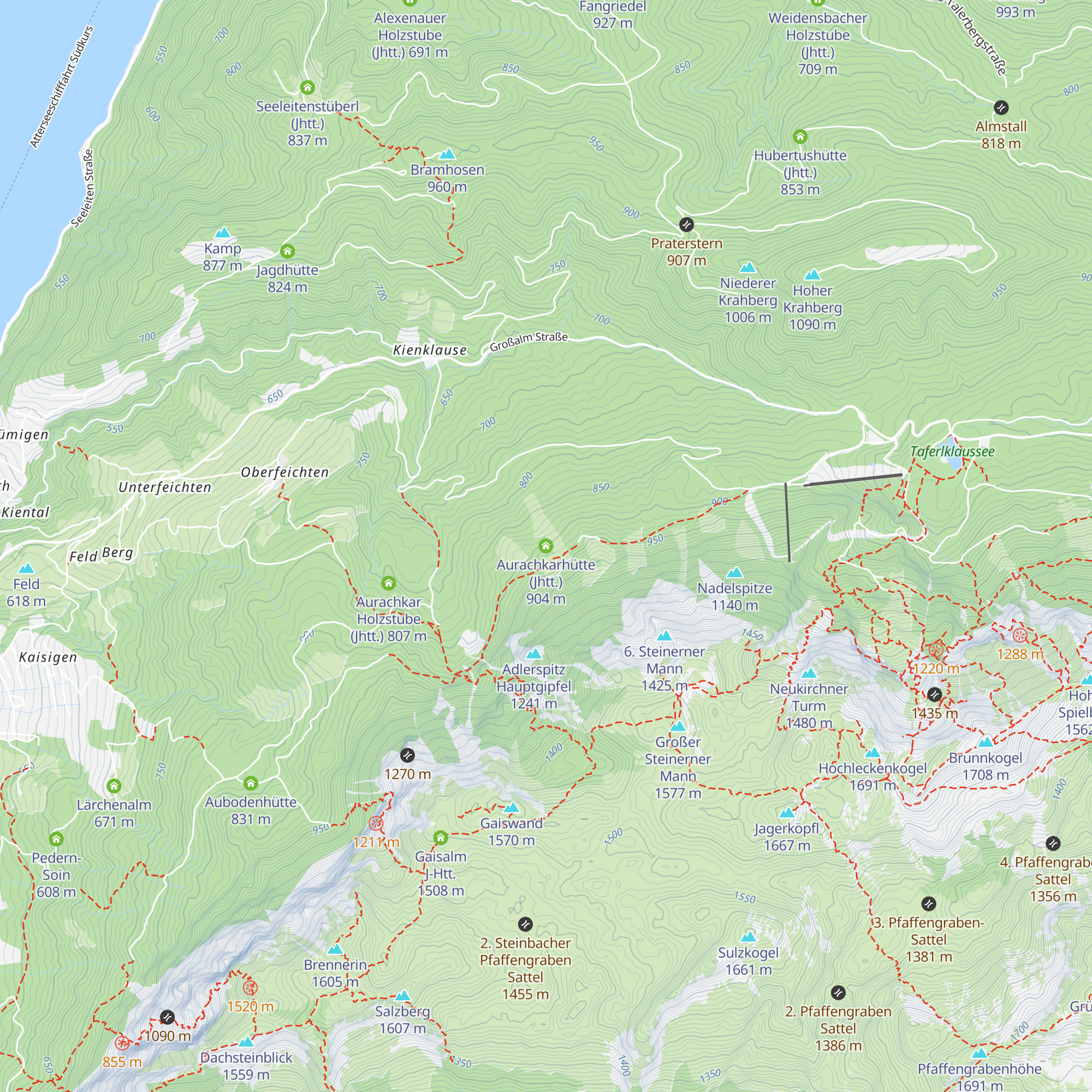 Aurachkarhütte (Jhtt.) map