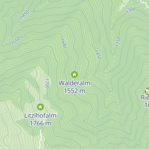 Map of Walderalm