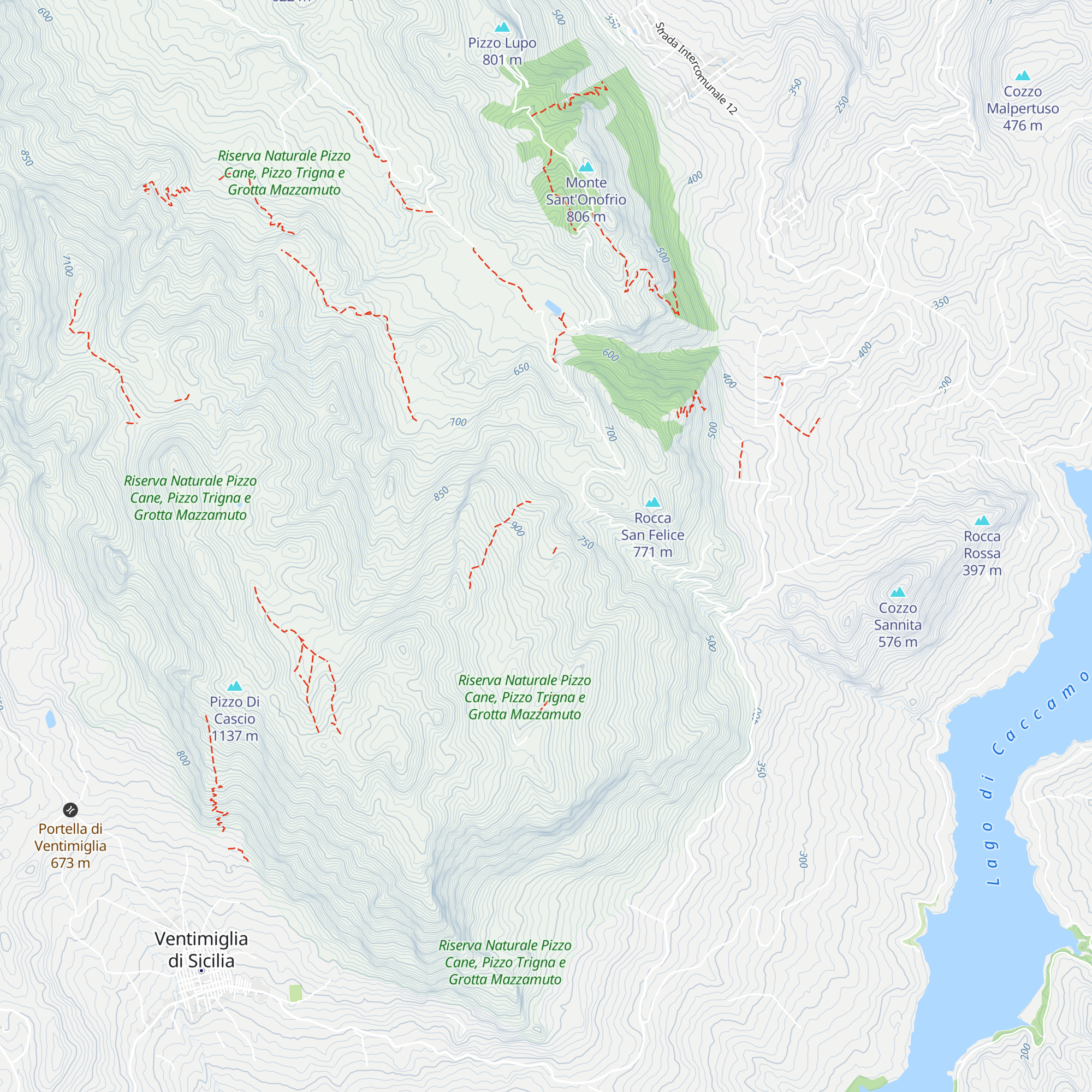 Rifugio Forestale Muccicase map