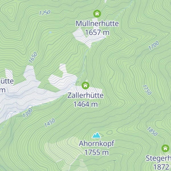 Map of Zallerhütte
