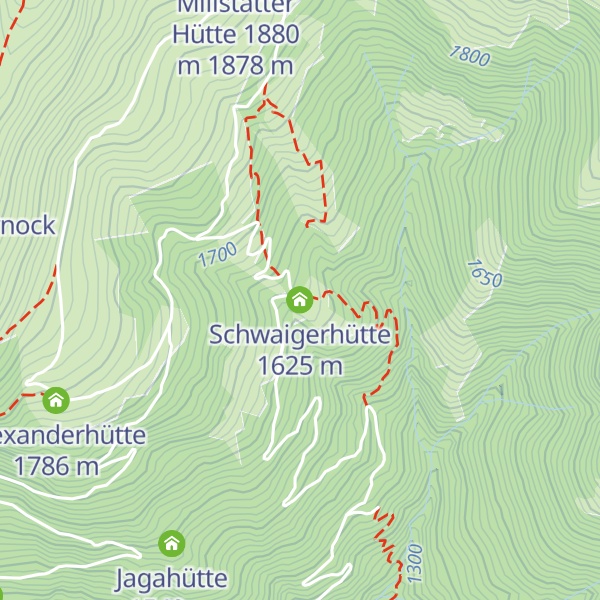 Map of Schwaigerhütte