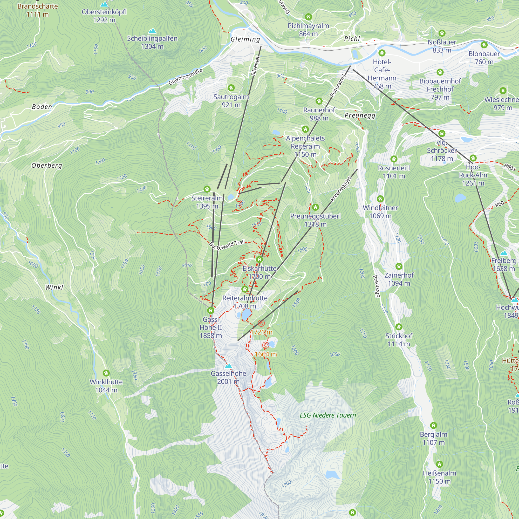 Eiskarhütte map