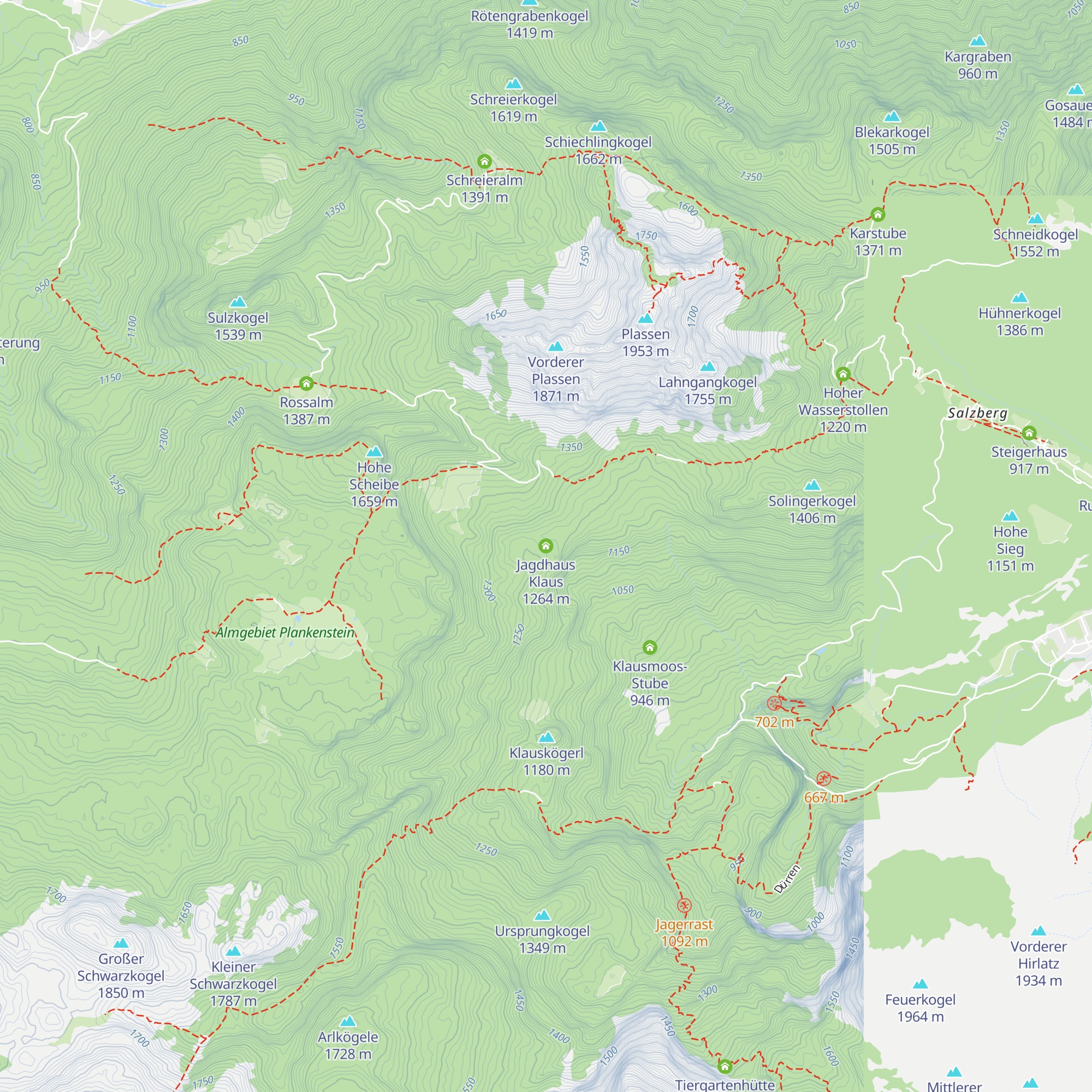 Jagdhaus Klaus map