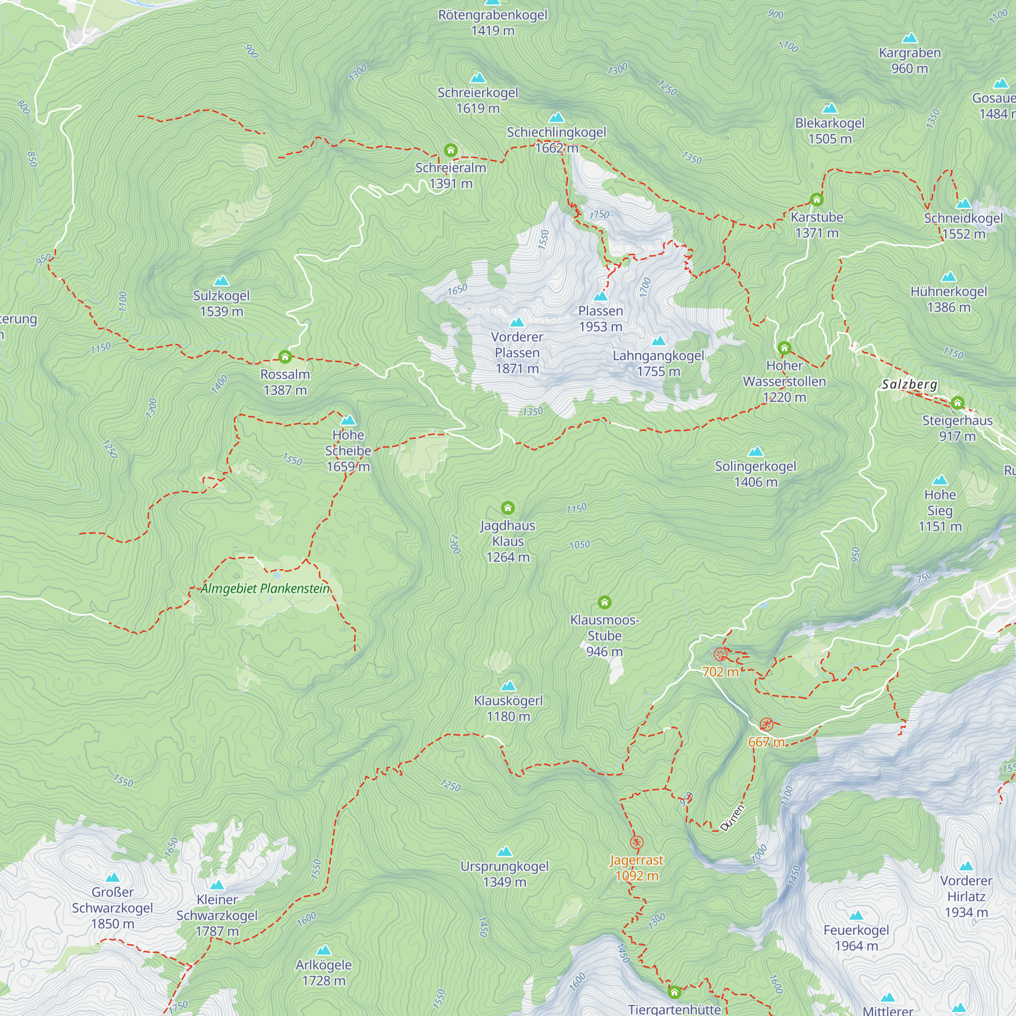 Jagdhaus Klaus map