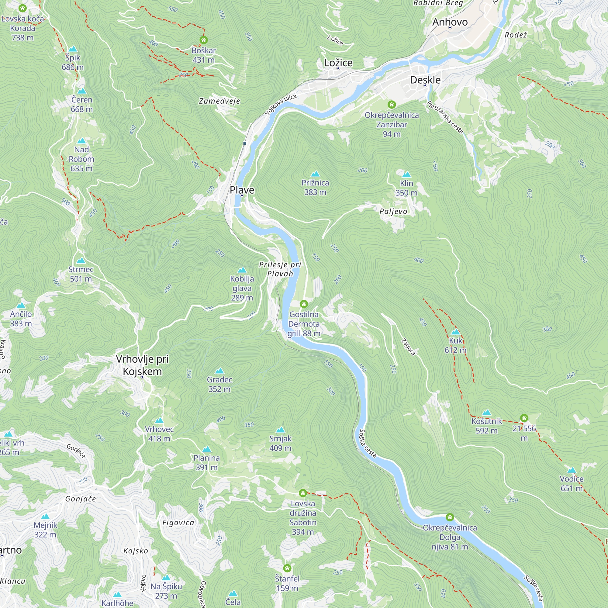 Gostilna Dermota grill map