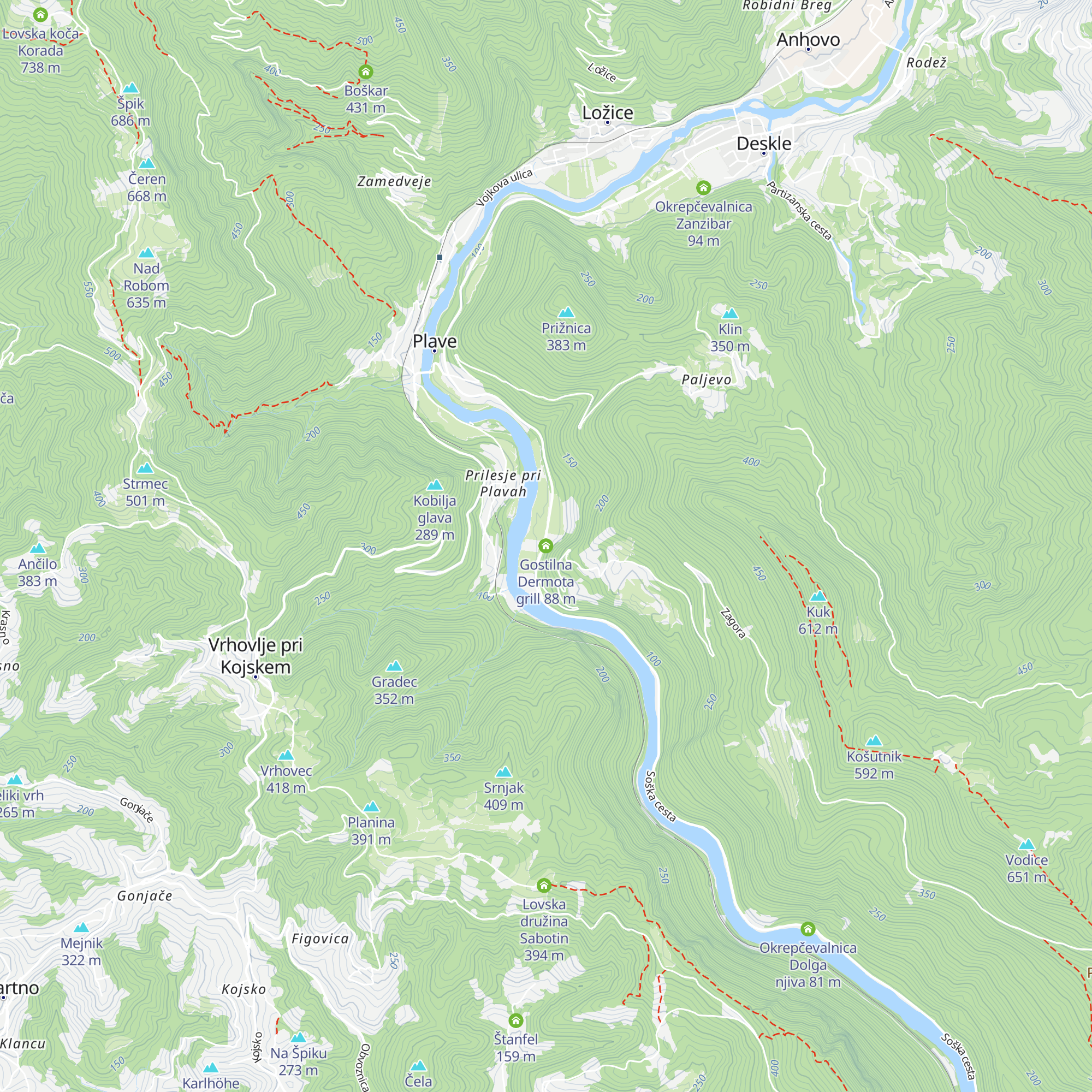 Gostilna Dermota grill map