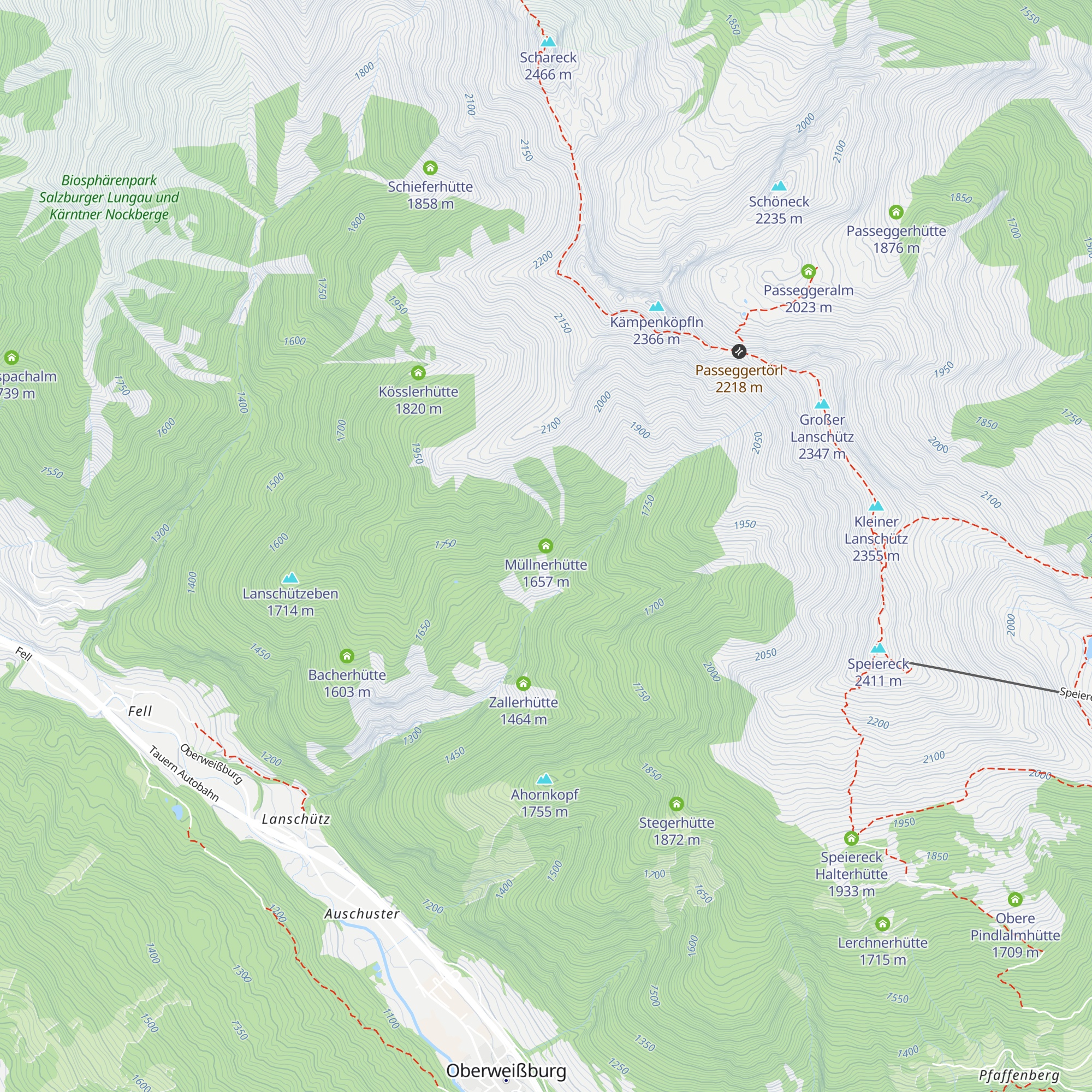 Müllnerhütte map