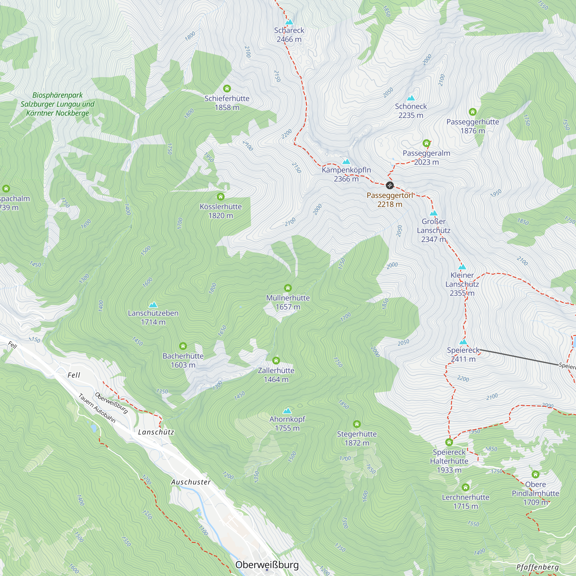 Müllnerhütte map