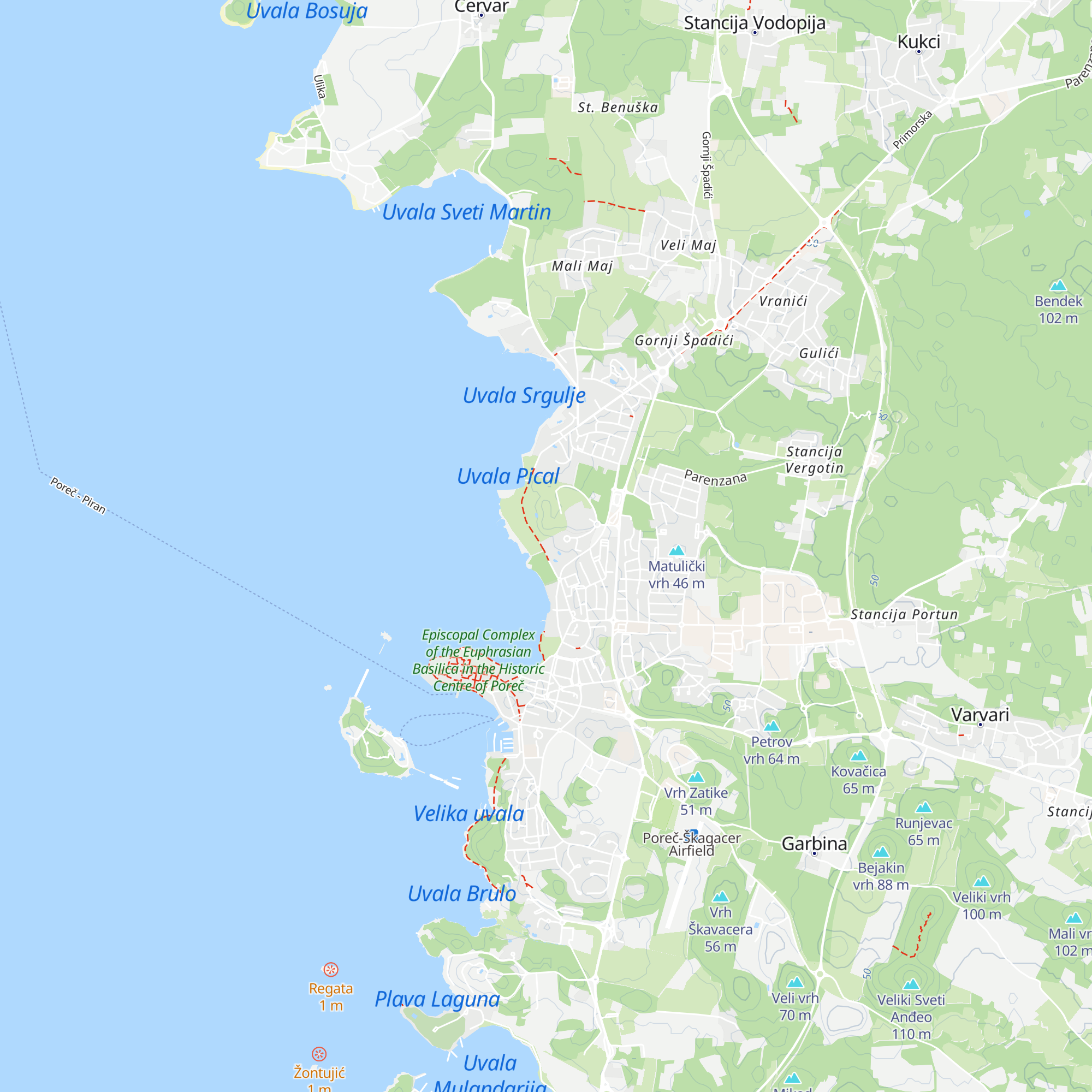 Bike Center Poreč map