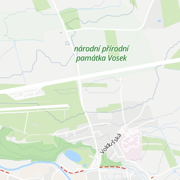 Map of Osecký vrch