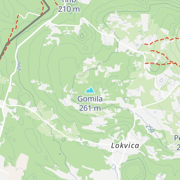 Map of Gomila