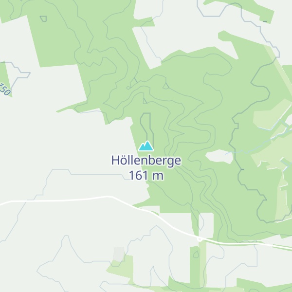 Map of Höllenberge