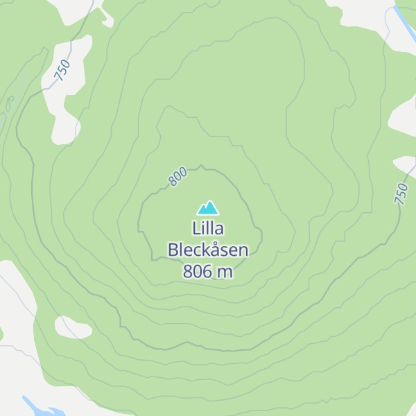 Map of Lilla Bleckåsen