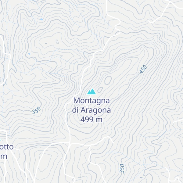 Map of Montagna di Aragona