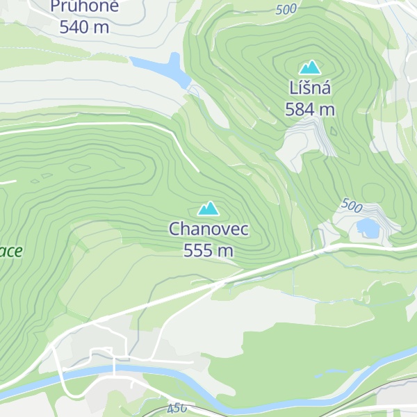 Map of Chanovec