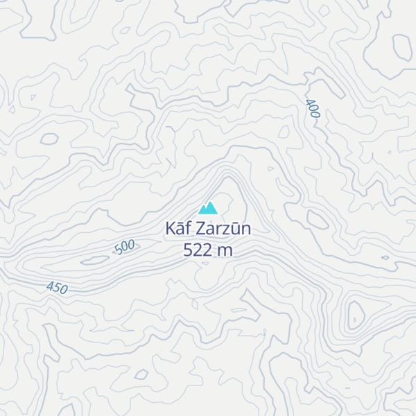 Map of Kāf Zarzūn