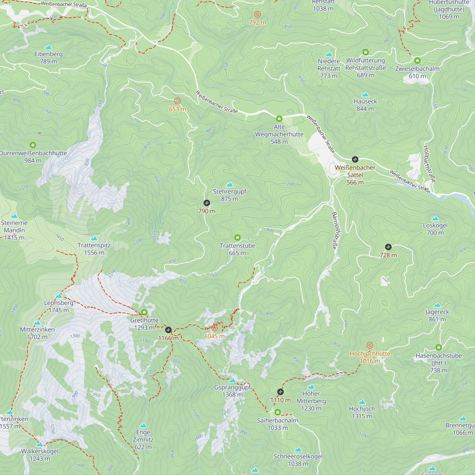 Trattenstube map
