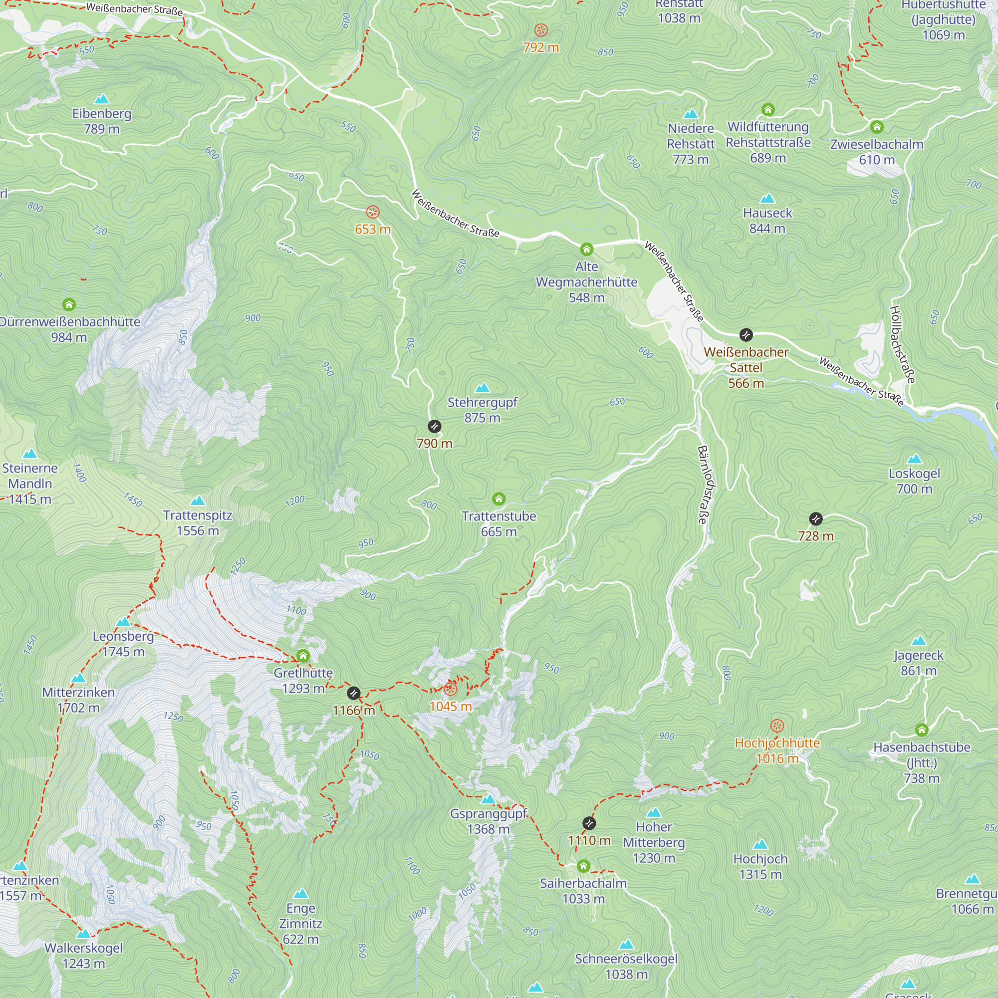 Trattenstube map