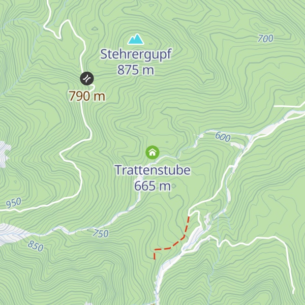 Map of Trattenstube