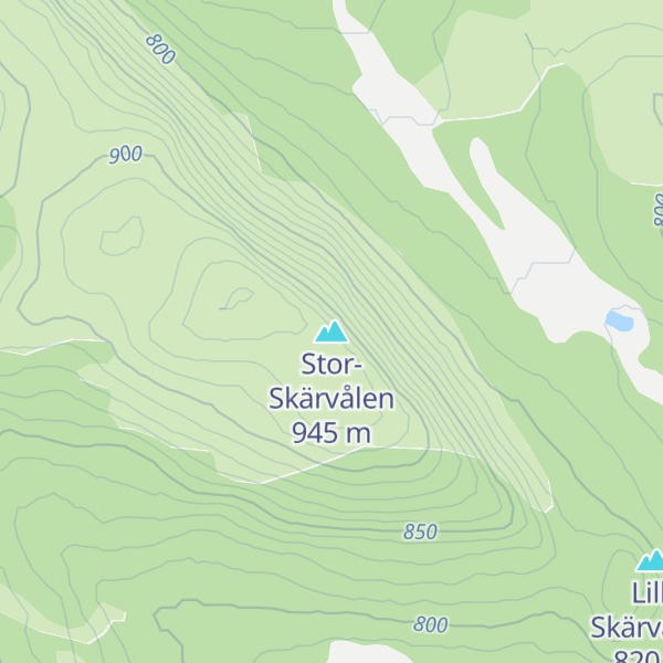 Map of Stor-Skärvålen