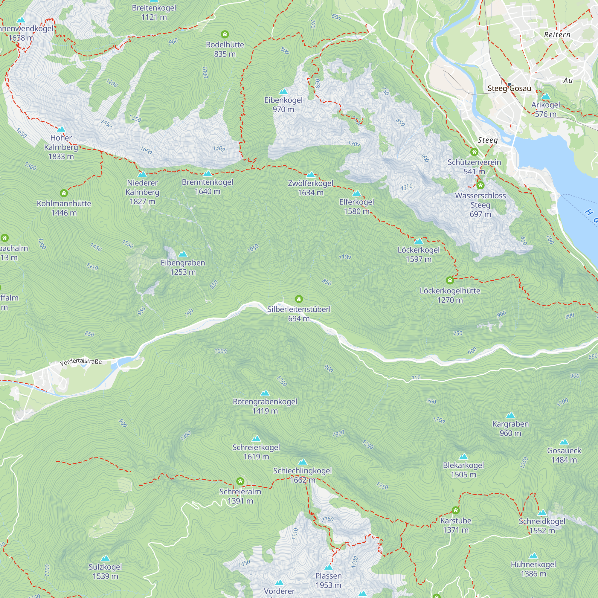 Silberleitenstüberl map