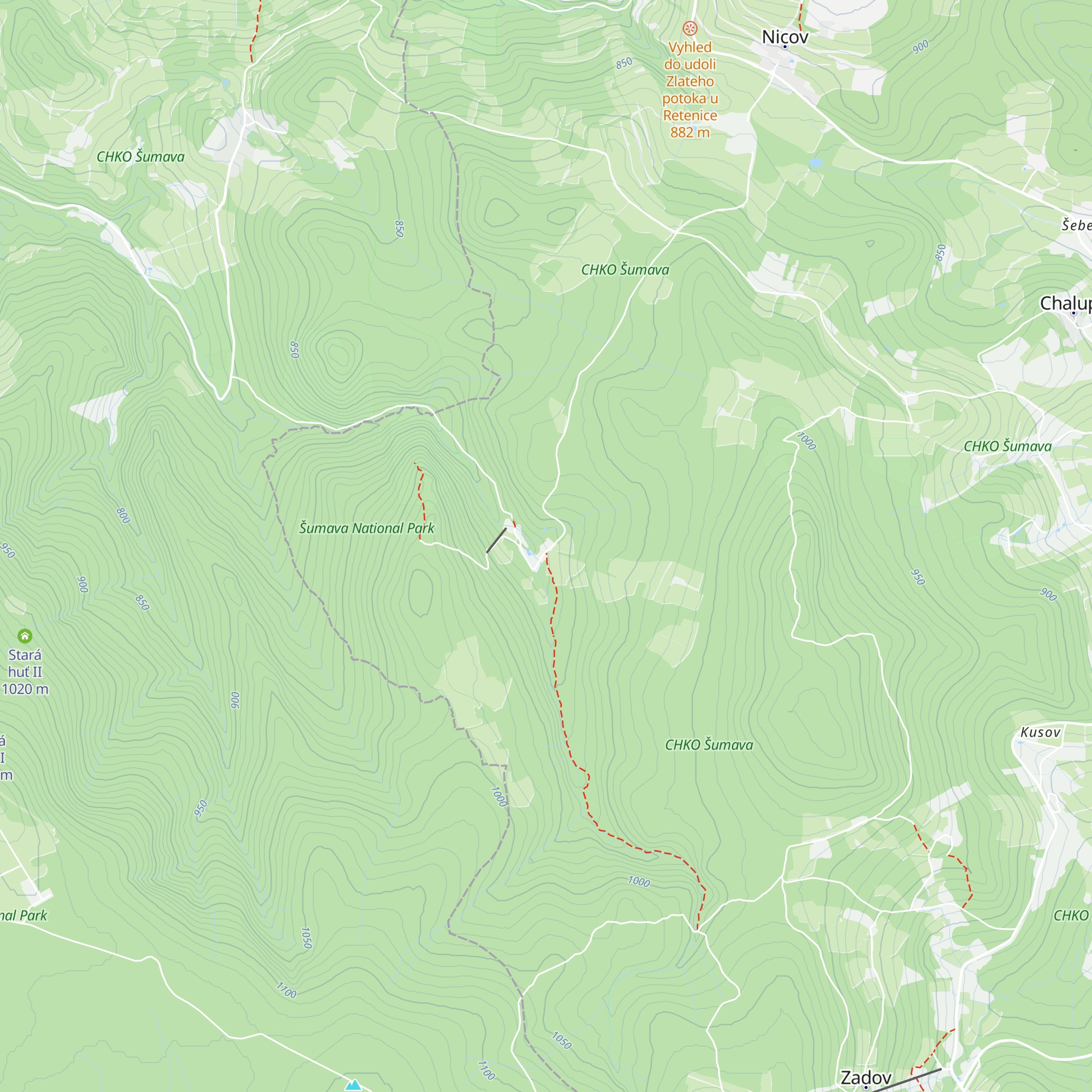 Chata Na Losenici map
