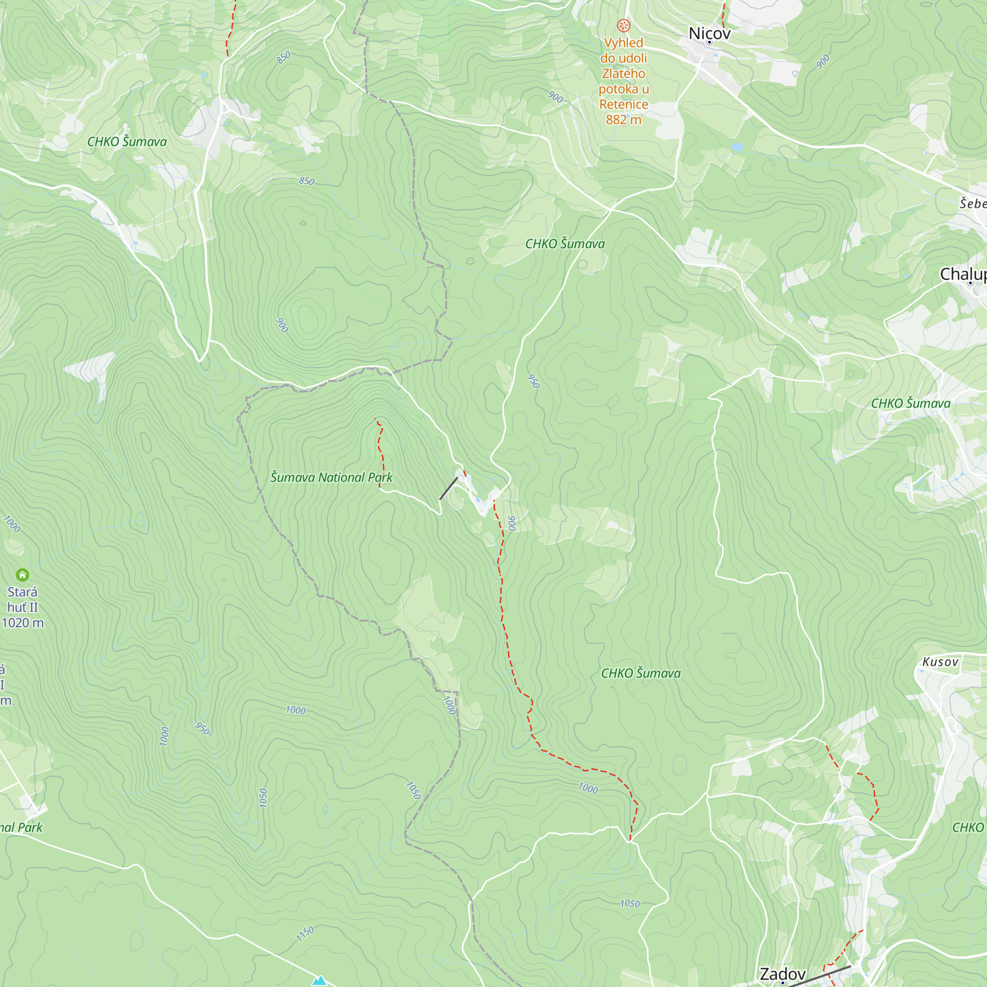 Chata Na Losenici map