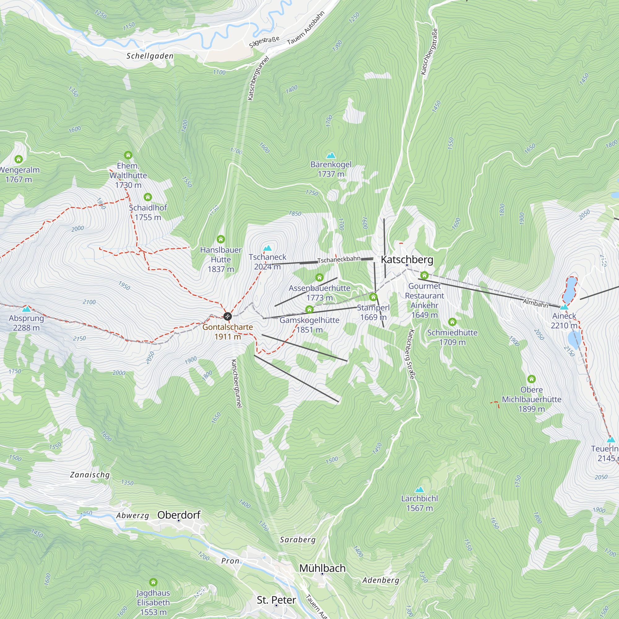 Gamskogelhütte map