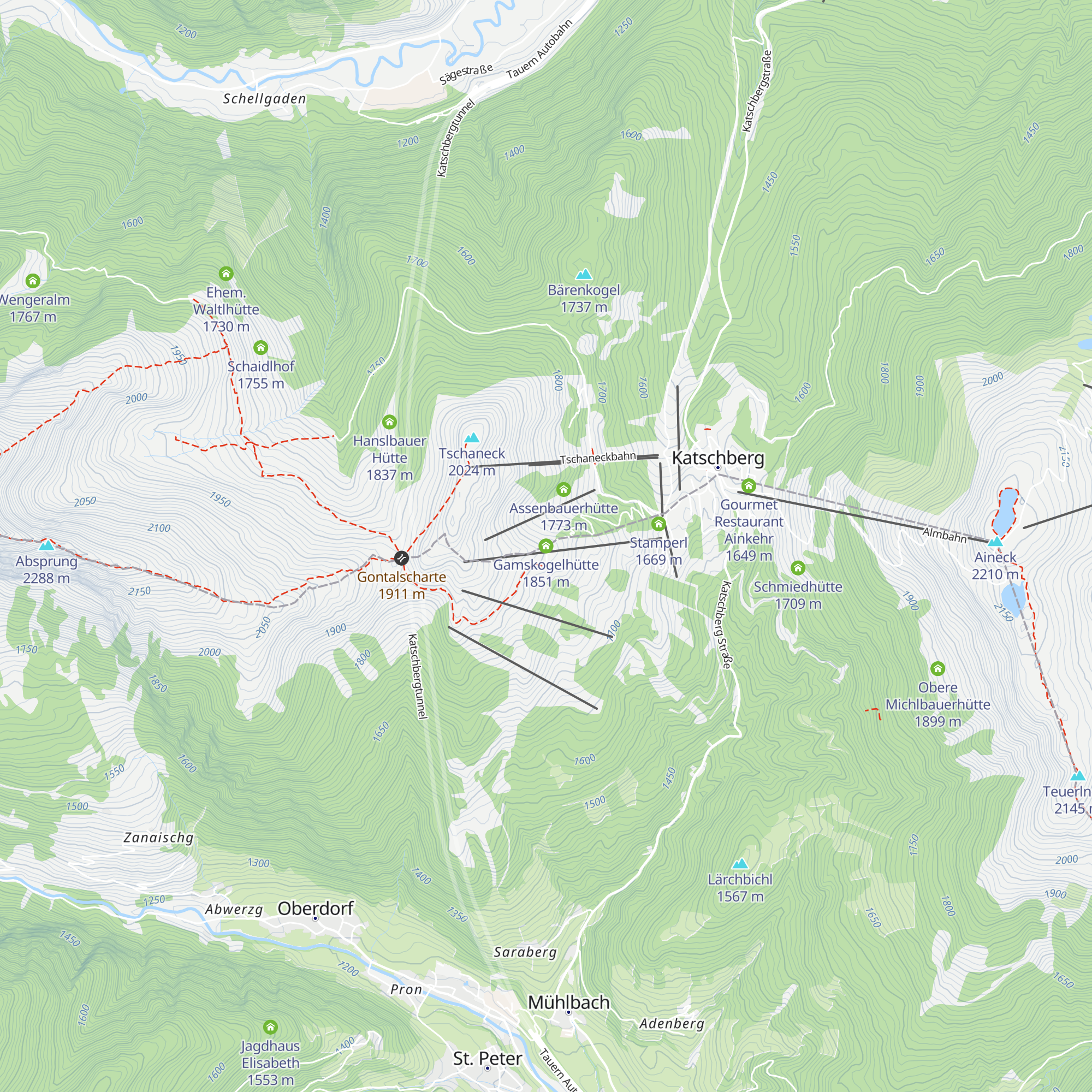 Gamskogelhütte map