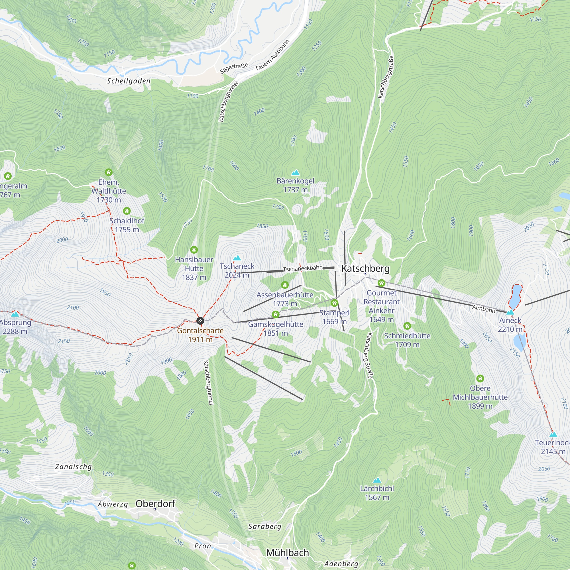 Assenbauerhütte map