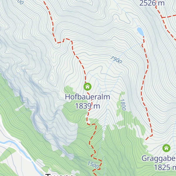Map of Hofbauerhütte