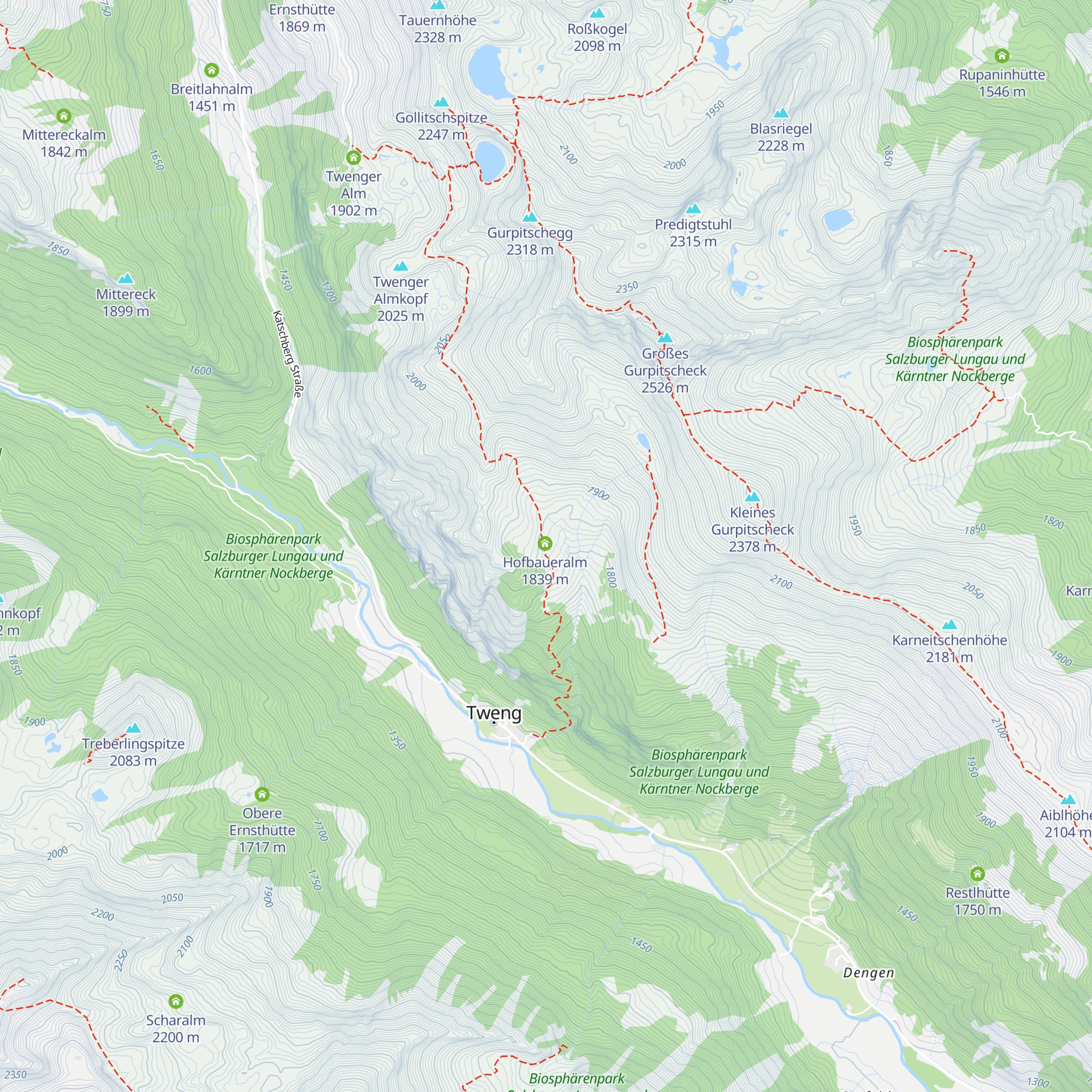 Hofbauerhütte map