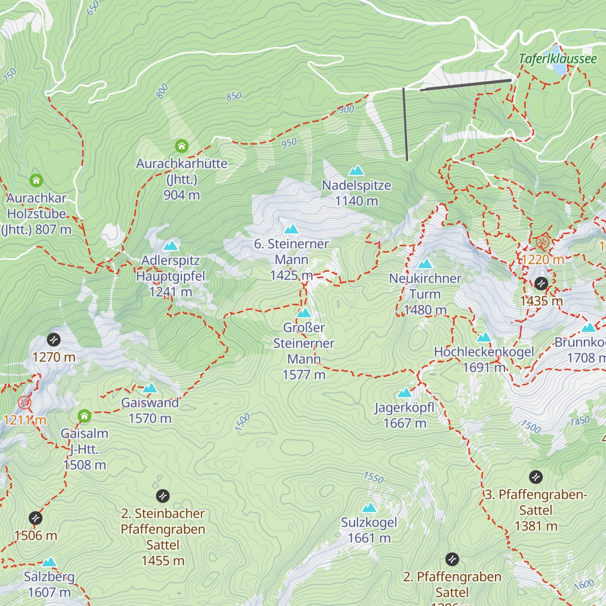 Hochleckenhaus map