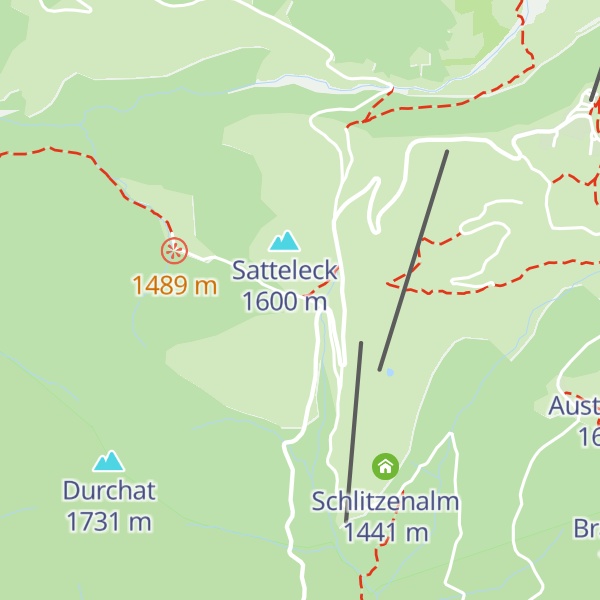 Map of Glös-Alm