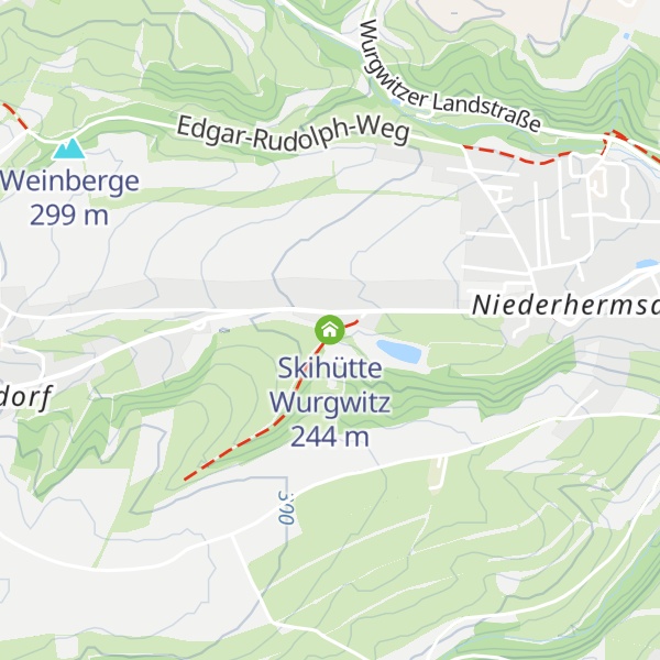 Map of Skihütte Wurgwitz