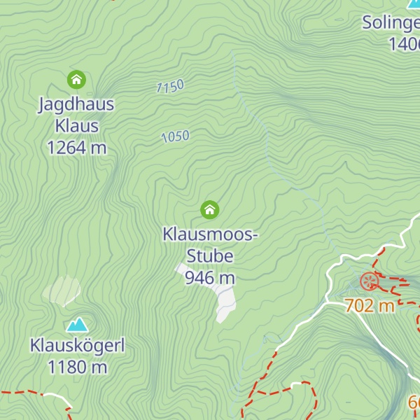 Map of Klausmoos-Stube