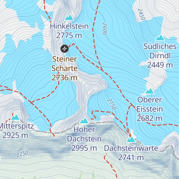 Map of Niederer Dachstein