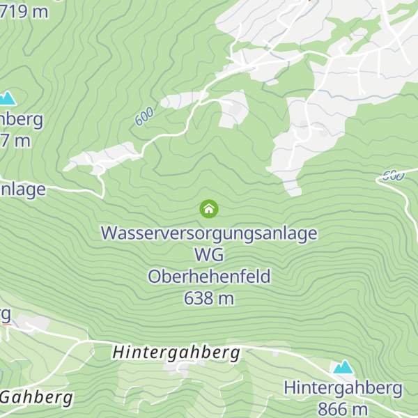 Map of Wasserversorgungsanlage WG Oberhehenfeld