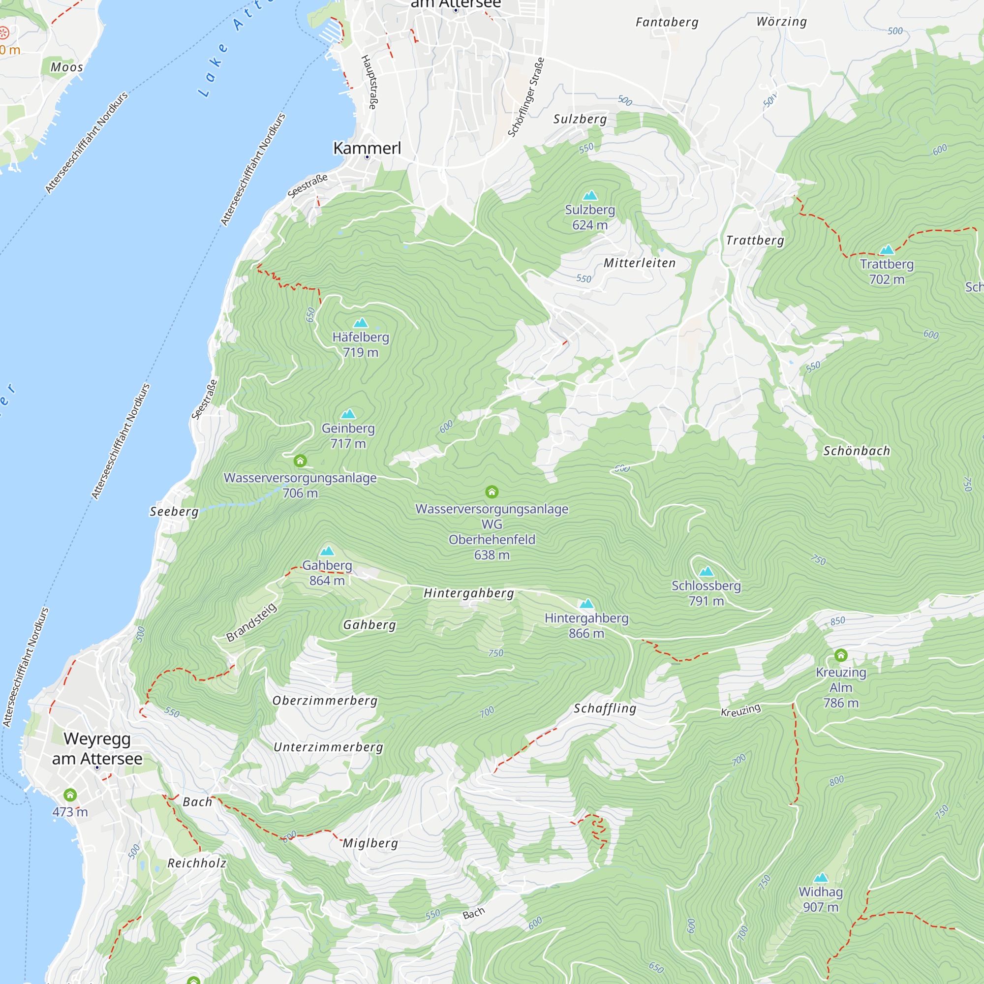 Wasserversorgungsanlage WG Oberhehenfeld map